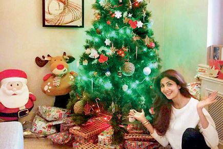 Shilpa Shetty Kundra making merry with family for Christmas in London