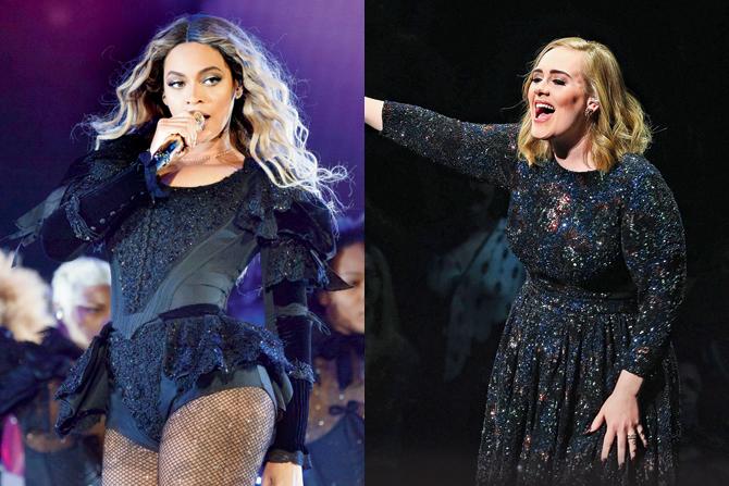 Beyoncé and Adele