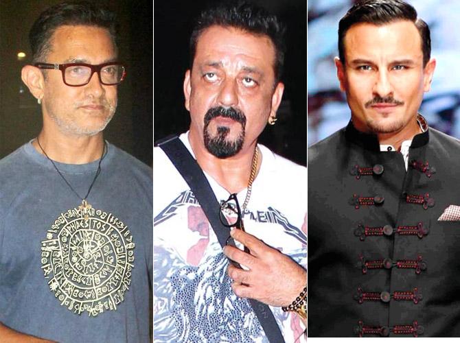 Aamir Khan, Sanjay Dutt and Saif Ali Khan