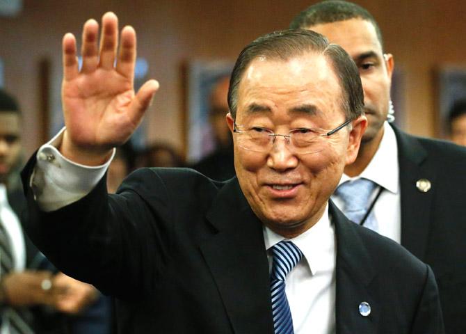 Ban Ki-moon. Pic/AFP