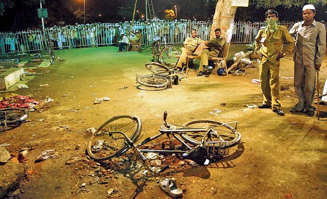 Eight people were killed in the blast near Bhikku chowk in Malegaon on September 29, 2008