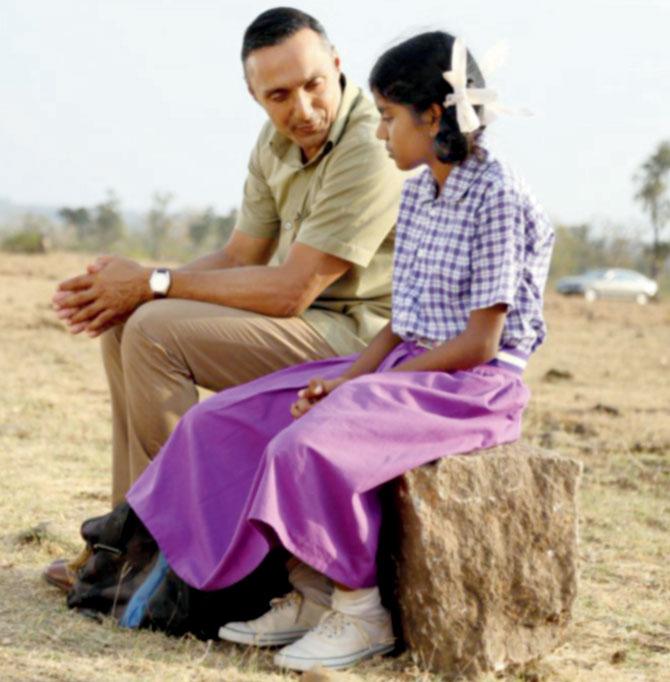 A scene from the film, Poorna