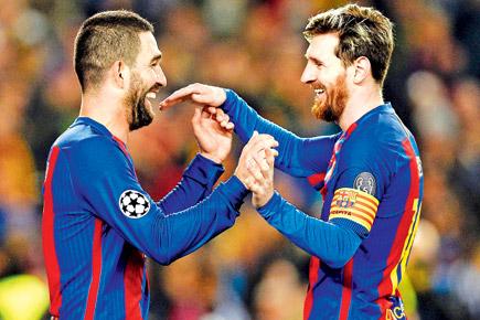 CL: Turan hat-trick, Messi help Barcelona thrash Monchengladbach 4-0