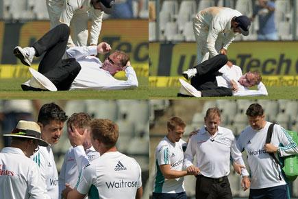Umpire Paul Reiffel hospitalised after blow to head in India-England Test