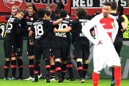 CL: Bayer Leverkusen down Monaco 3-0