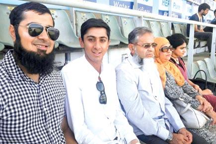 Mumbai Test: Haseeb Hameed's family cheer for England at Wankhede