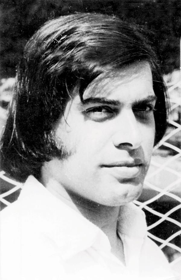 Saeed Hatteea during his first-class cricket days in the 1970s