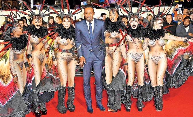 Usain Bolt at the World Premiere of the film I am Bolt in central London on November 28. Pic/AFP 