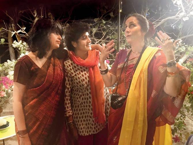 (Left to right) Arundhati Ghosh, Sameera Iyengar and Sanjna Kapoor of Junoon