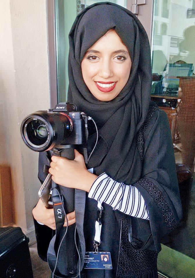 Basma Al-Nassri at the Dubai Film Festival. Pic/Meenakshi Shedde