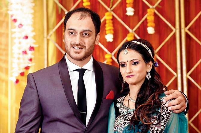 Dubai-based Bhavin Chandrapota married Komal Bhatia, a Pakistani national, in Mumbai in August 2014