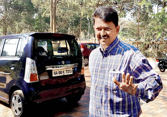 Elvis Gomes after meeting ACB officials. Pic/PTI