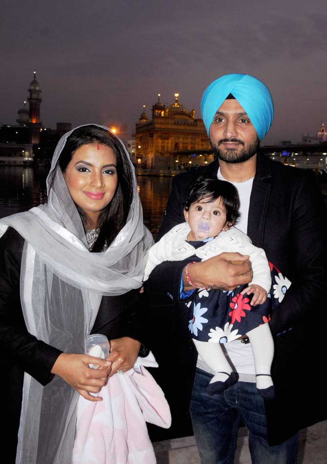 First Photos: Here's Harbhajan and Geeta's baby girl Hinaya Heer Plaha