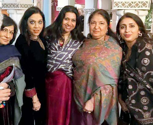 (From left) Madhu Trehan, Mira Nair and Pavitra Rajaramâu00c2u0080u00c2u0088with Anita Lal and Simran Lal 