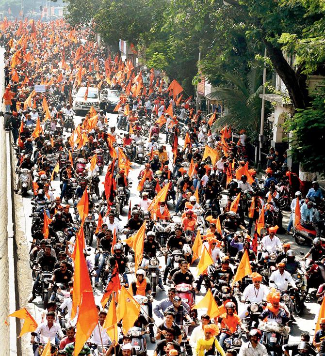 Fadnavis said the state has filed an affidavit in the high court with information about drop-out rate of Maratha students, and the community’s little presence in government jobs. File pics