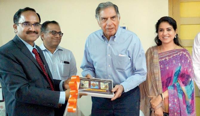 Ratan Tata also visited Hedgewar Smriti Mandir