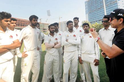 Sachin Tendulkar has some advice for the Mumbai Ranji cricket team