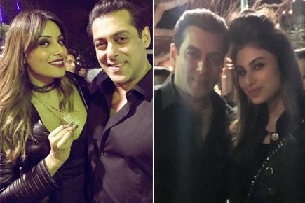 Salman Khan's 51st birthday bash: Bipasha Basu, Mouni Roy share inside photos