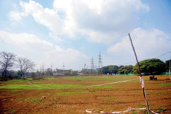 The proposed site for the Metro III car shed inside Aarey Milk Colony. File pic