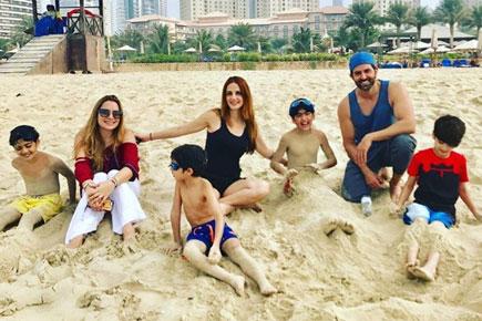 Dubai Diaries! Hrithik Roshan holidays with ex-wife Sussanne Khan and kids