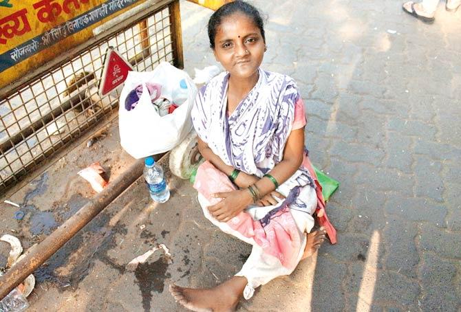 While Swapna Pal who begs near Siddhivinayak Temple, charges a 20 per cent commission,