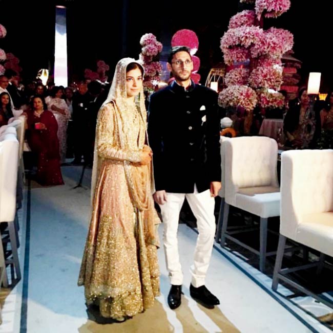 Yash Lohia and Sanjali, at wedding