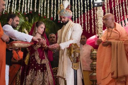 Photos: Arunoday Singh ties the knot with girlfriend Lee Elton
