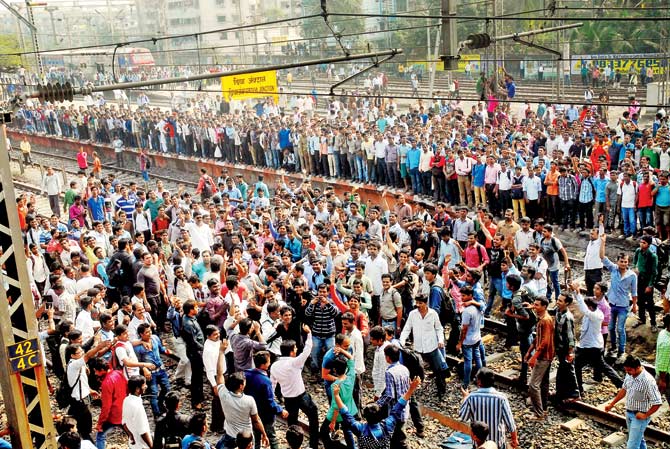 During a protest last year, Diva residents had demanded that all fast trains halt at the station