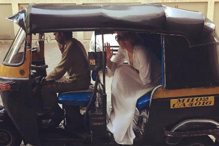 Salman Khan's 'good friend' Iulia Vantur enjoys auto ride in Mumbai