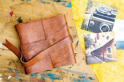 Learn to create bespoke handcrafted leather journals at a weekend workshop