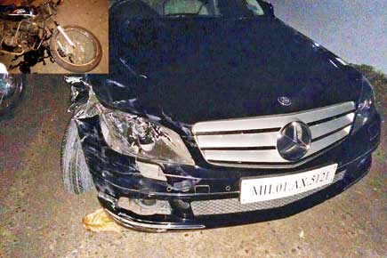 Mumbai: Speeding Mercedes hits 2 cops on bike, lands them in ICU