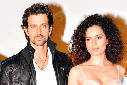 What's the equation between Hrithik Roshan and Kangana Ranaut?