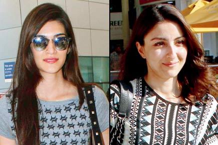 Spotted: Kriti Sanon, Soha Ali Khan, other celebs at Mumbai airport