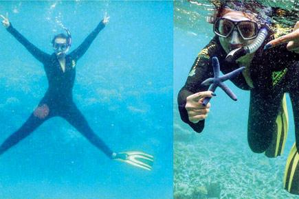 Sonakshi Sinha goes snorkelling and scuba diving in Australia