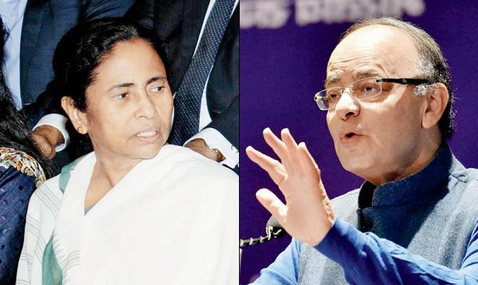 Mamata Banerjee and Arun Jaitley