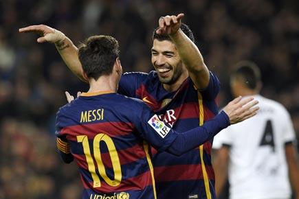 Spanish Cup: Messi, Suarez score hattricks as Barcelona thrash Valencia 7-0