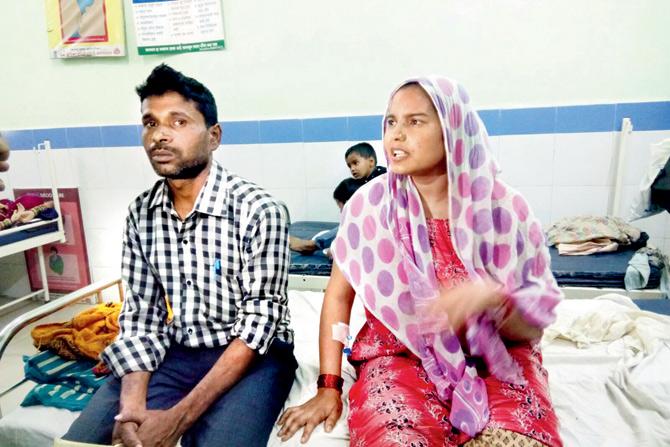 Shabana and Mohammed Hamid Shaikh, the parents  of the baby, suspect the unidentified woman of kidnapping their child.