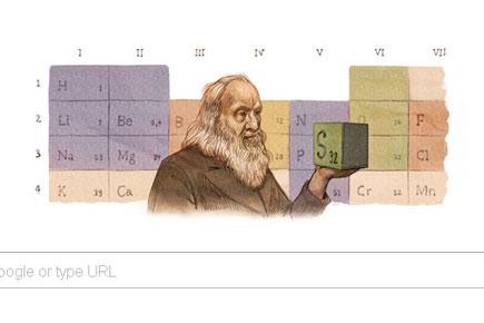 Google pays tribute to the father of periodic table with a doodle on birth anniversary