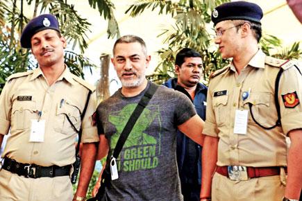 Spotted: Aamir Khan at Mumbai airport