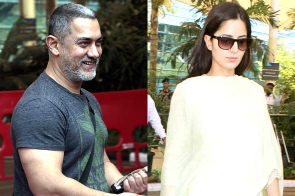 Spotted: Aamir Khan, Katrina Kaif, other celebs at the Mumbai airport