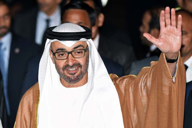 Crown Prince of Abu Dhabi Sheikh Mohamed bin Zayed Al Nahyan