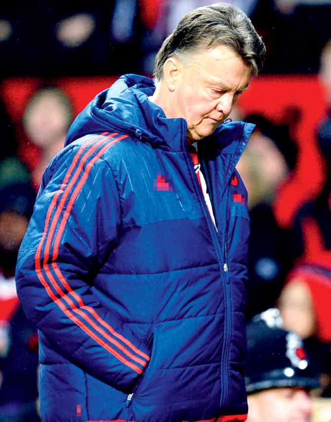 Manchester United manager Louis Van Gaal. Pic/AFP