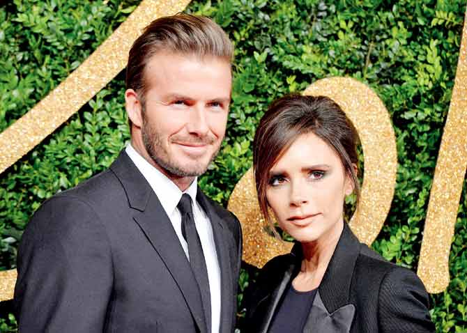 David and Victoria Beckham. Pic/Getty Images
