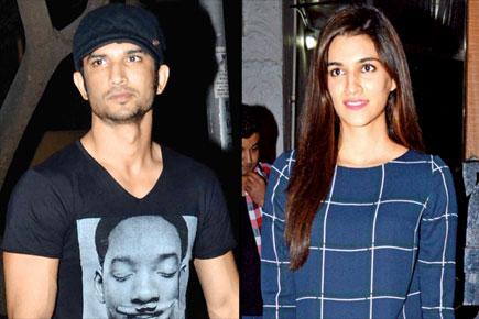 Spotted: Sushant Singh Rajput and Kriti Sanon at a bash