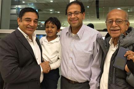 Kamal Haasan meets his extended family on US trip