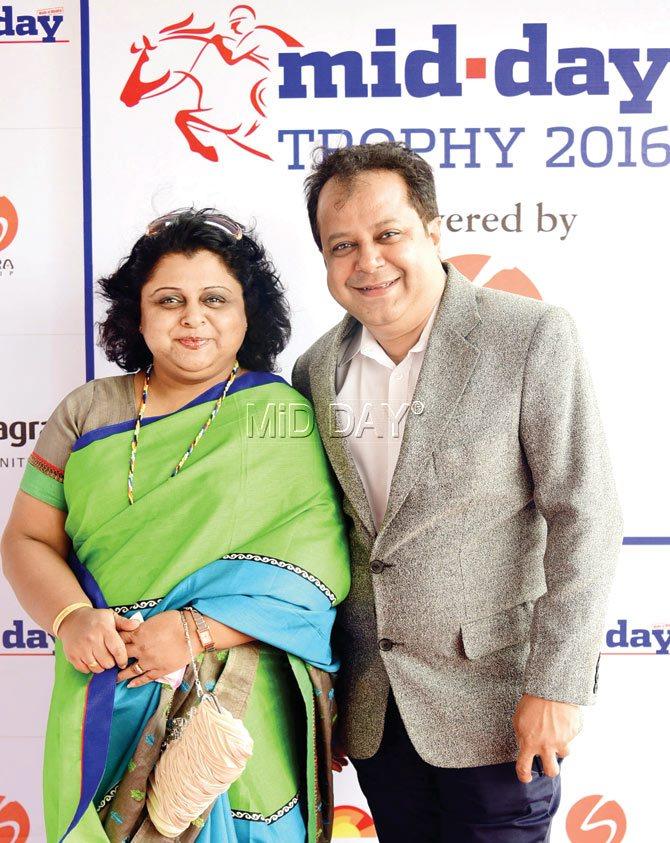 Parag Nabar with wife Rupali of Multiprint Advertising