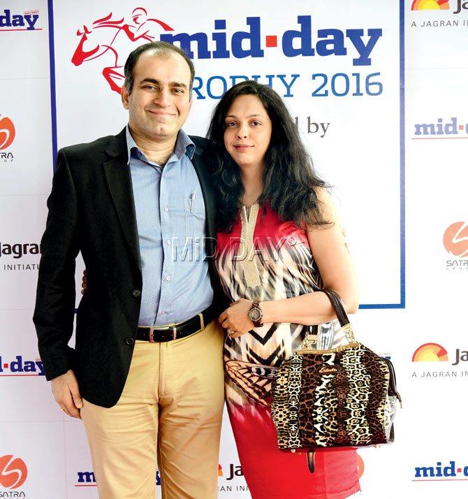 Prakash Lalvani of KT International Ltd with his wife
