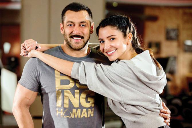 Salman Khan and Anushka Sharma from the first look of their film