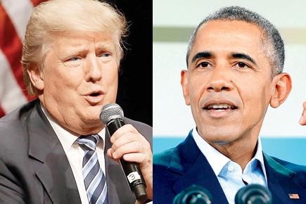 Obama and Trump wage war of words