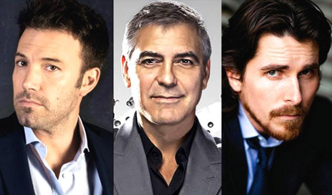 Ben Affleck, George Clooney and Christian Bale